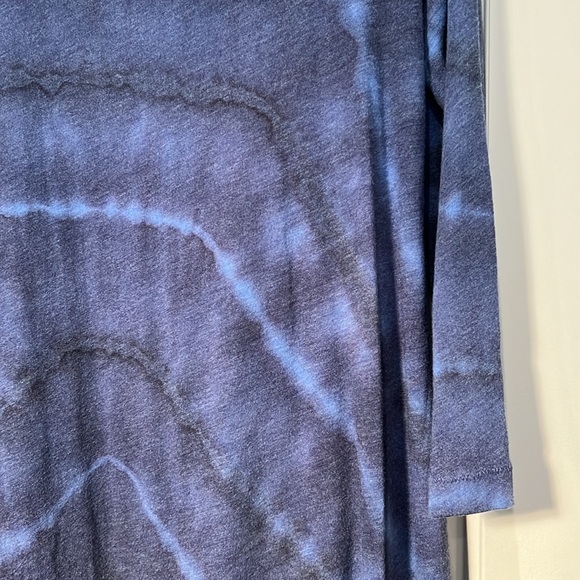 Raquel Allegra Cotton/polyester Tie Dye “ drama maxi aqua 2” size medium - Picture 5 of 7